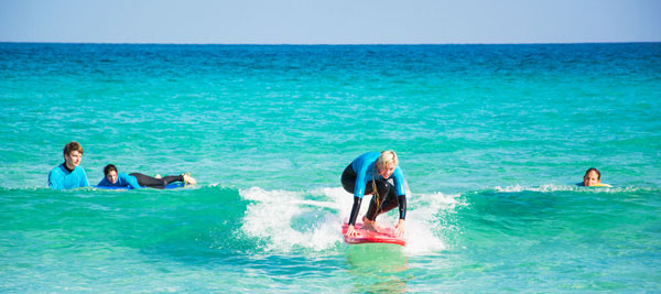 Surf lessons on Fuerteventura 15.01.2014
