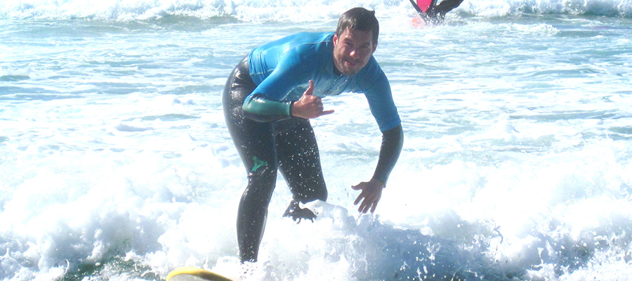 Sunny surfing lessons in El Cotillo, Fuerteventura