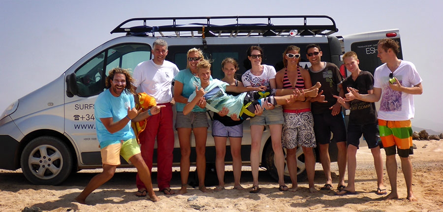 Learn to surf in our surf school at Fuerteventura