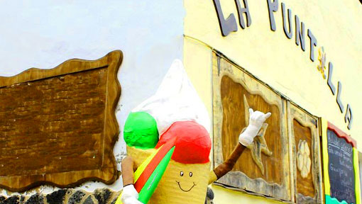 The ice cream parlour La Puntilla in El Cotillo