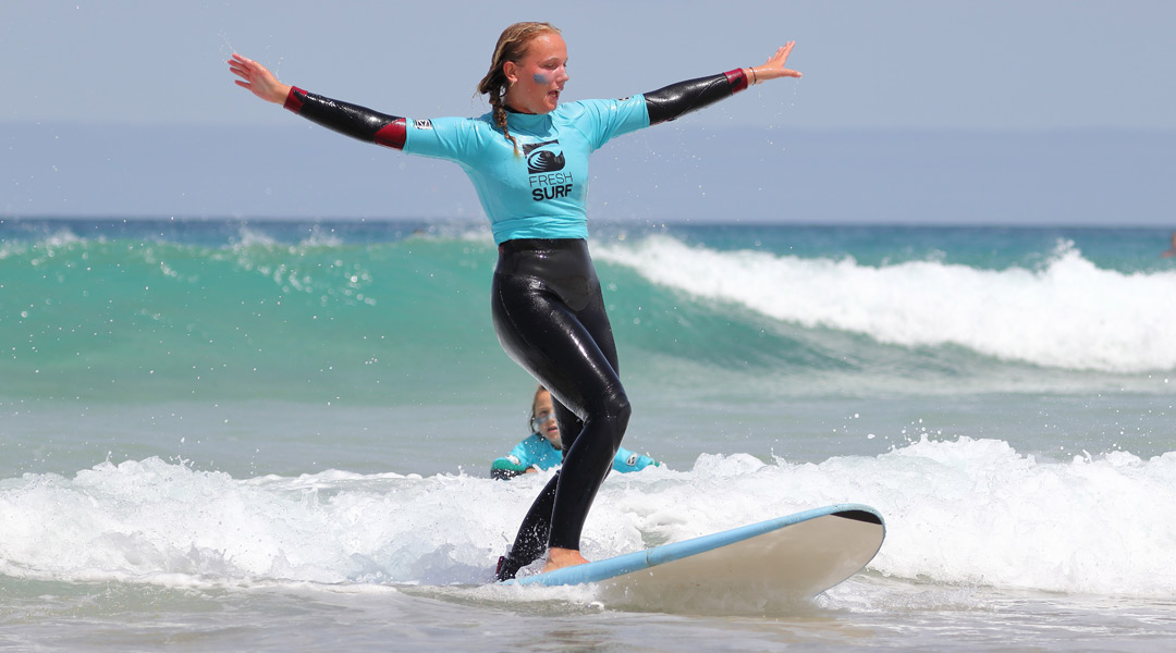 surf lessons shared apartment fuerteventura