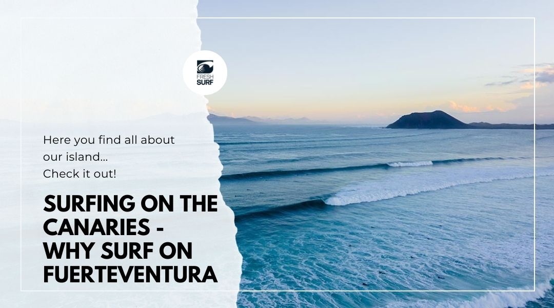 Surfing on the Canary Islands