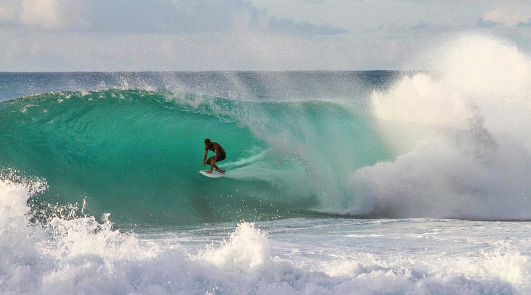 Maps to Nowhere - Surfer in Barrel