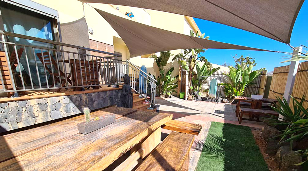 surfcamp fuerteventura terrasse